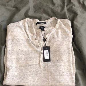 John Varvatos Luxe Knit Henley Tee